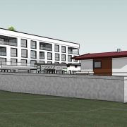 3.1 Raiffeisen Gewerbepark Kossen 3 D Ansicht W E S T