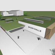 3.1 Wettbewerb Sporthalle Polytechn. Schule Kossen